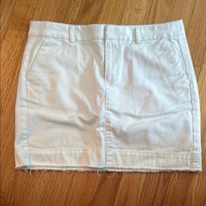 GAP White Mini Skirt